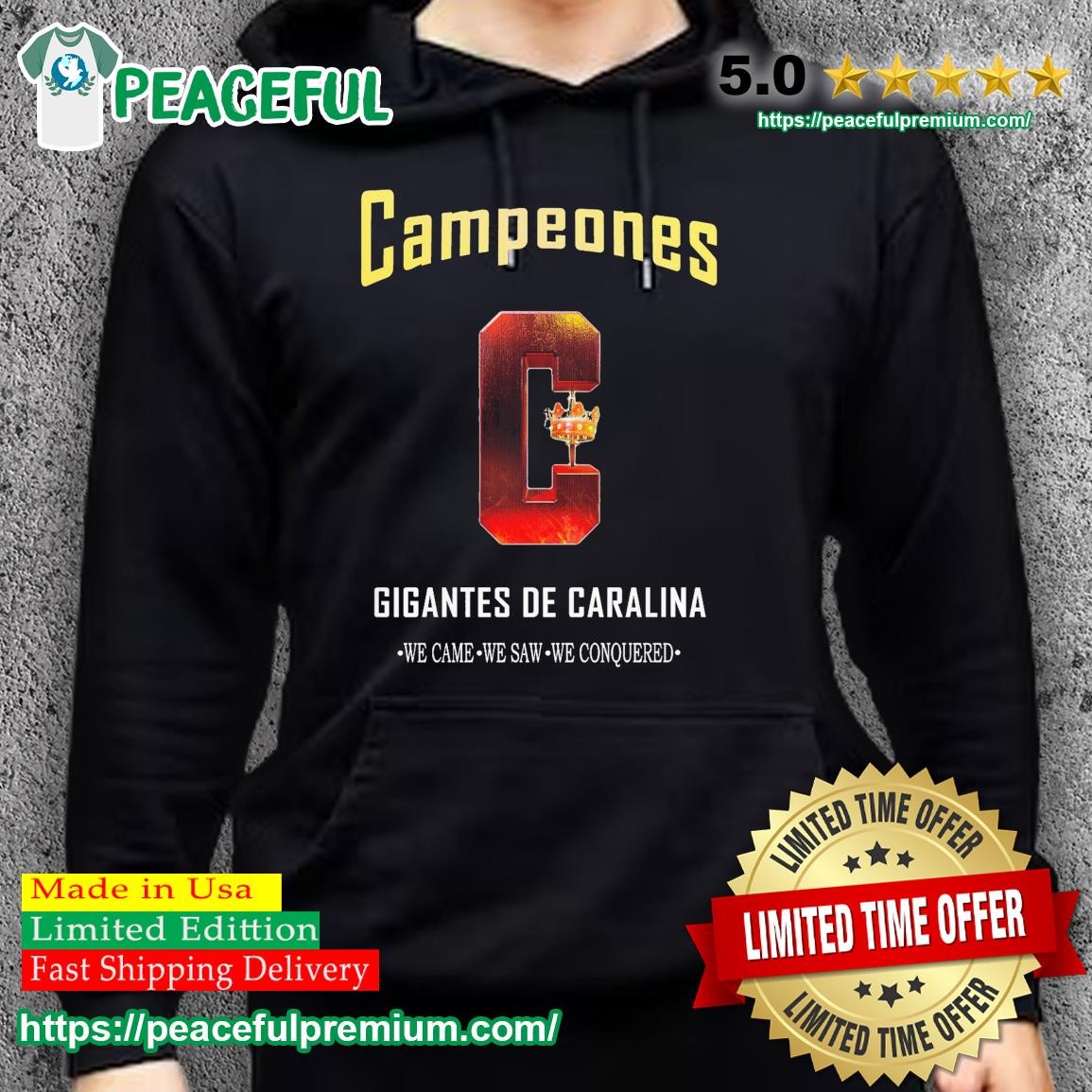 Campeones 2023 Gigantes de Carolina We Came, We Saw, We Conquered Shirt,  hoodie, sweater, long sleeve and tank top