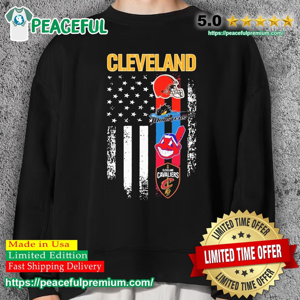 Cleveland Guardians Browns Cavaliers logo teams shirt, hoodie, sweater and  v-neck t-shirt