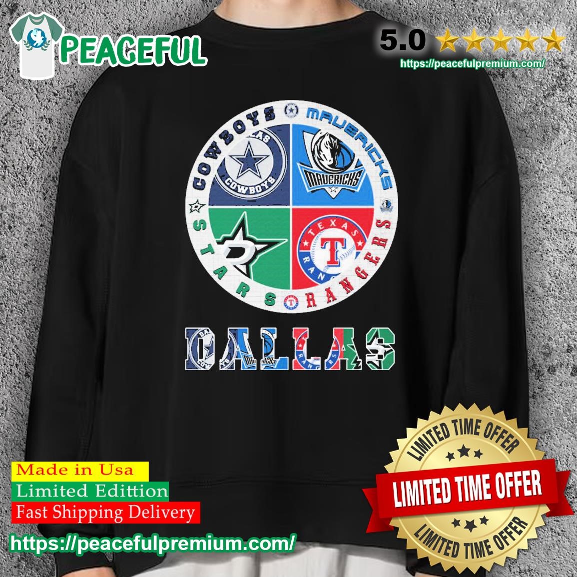 Dallas Cowboys Dallas Rangers Dallas Mavericks 2023 logo shirt, hoodie,  sweater, long sleeve and tank top