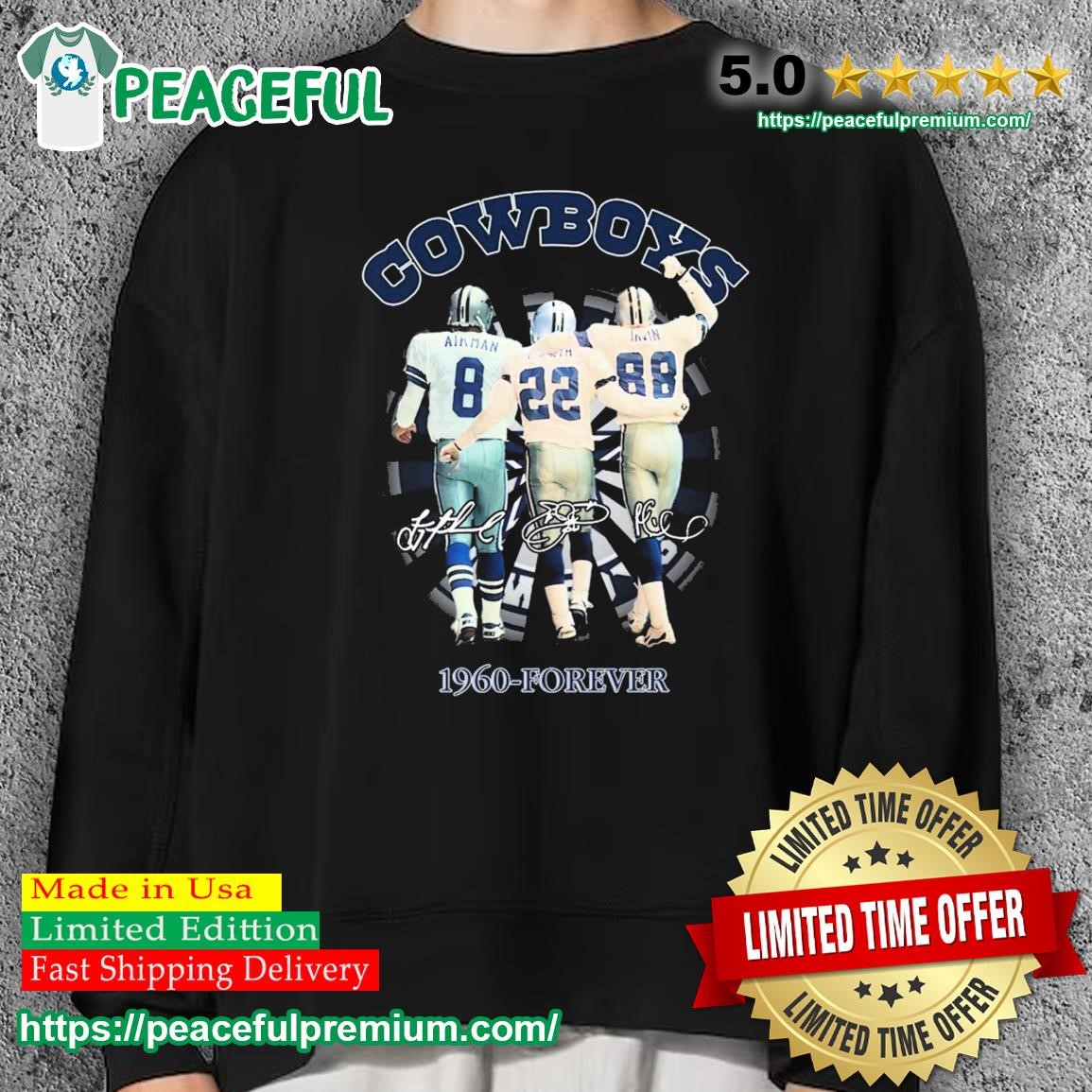 Michael Irvin Dallas Cowboys Shirt - High-Quality Printed Brand