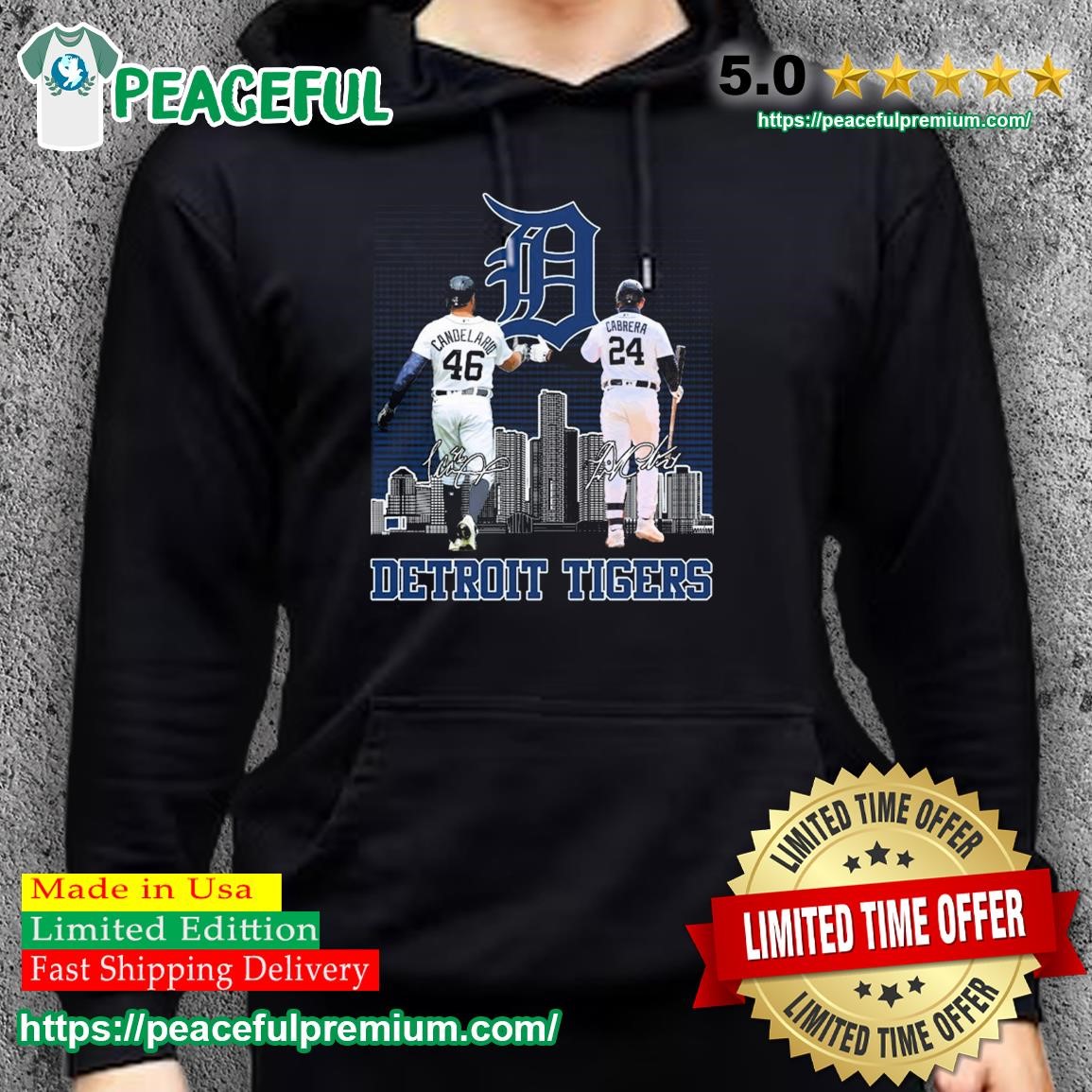 Detroit Tigers Skyline Jeimer Candelario And Miguel Cabrera Signatures  Shirt - Teespix - Store Fashion LLC