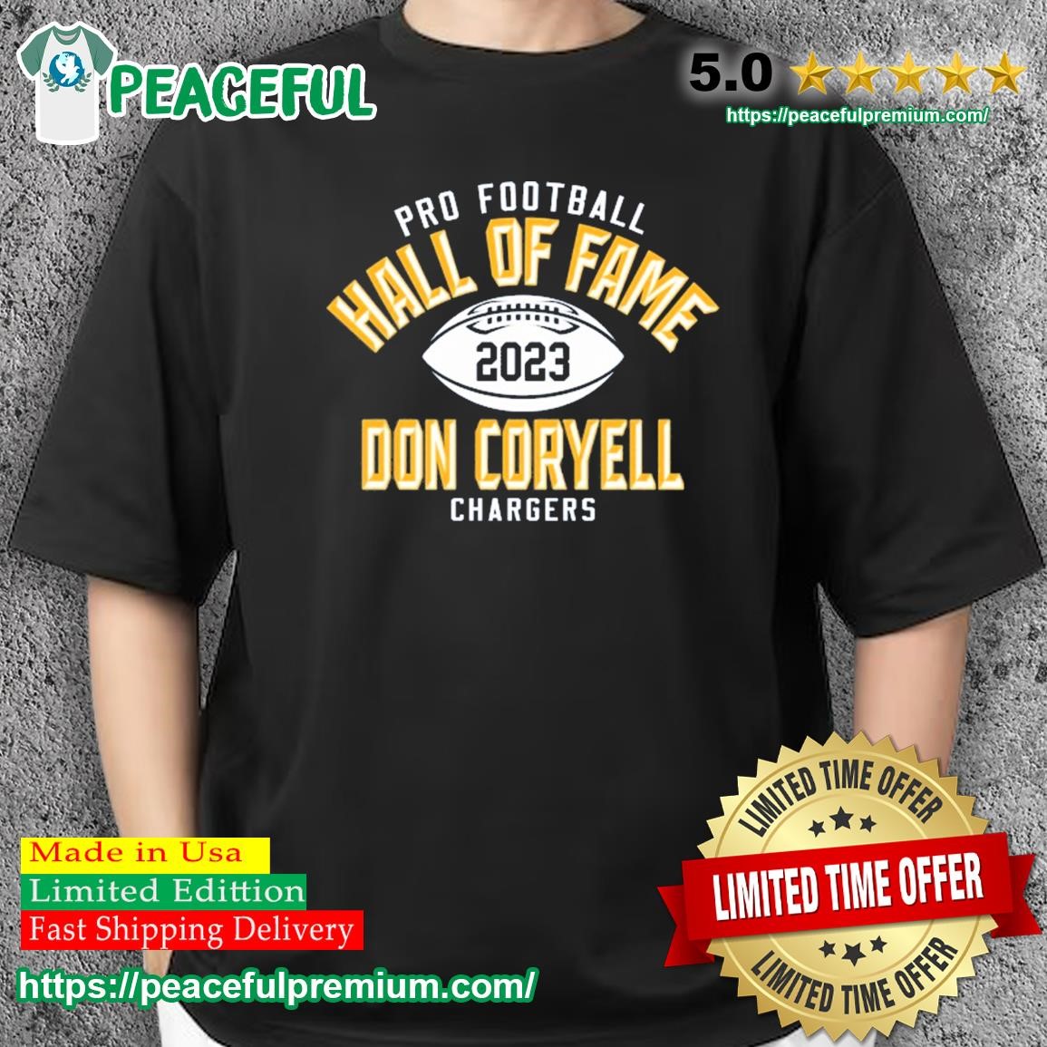 Don Coryell Los Angeles Chargers Pro Football Hall Of Fame 2023 Shirt,  hoodie, sweater, long sleeve and tank top