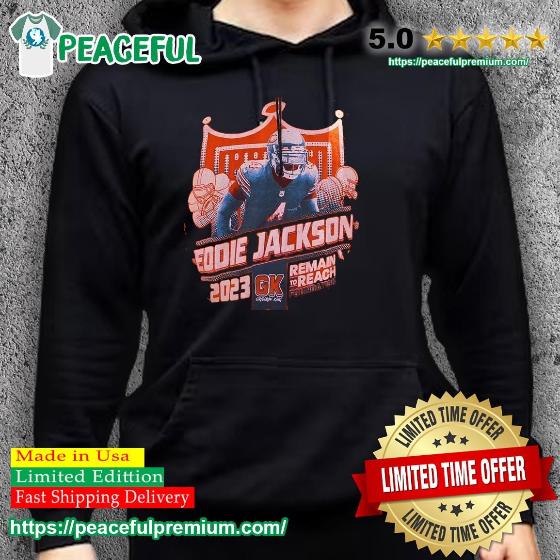 Eddie Jackson 2023 GK Remain To Reach Foundation Shirt, hoodie, sweater,  long sleeve and tank top