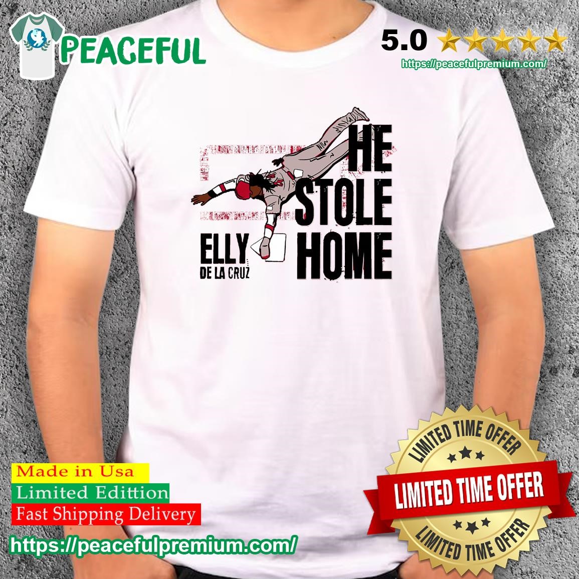 Official Elly De La Cruz Cincinnati Reds Jersey, Elly De La Cruz Shirts,  Reds Apparel, Elly De La Cruz Gear