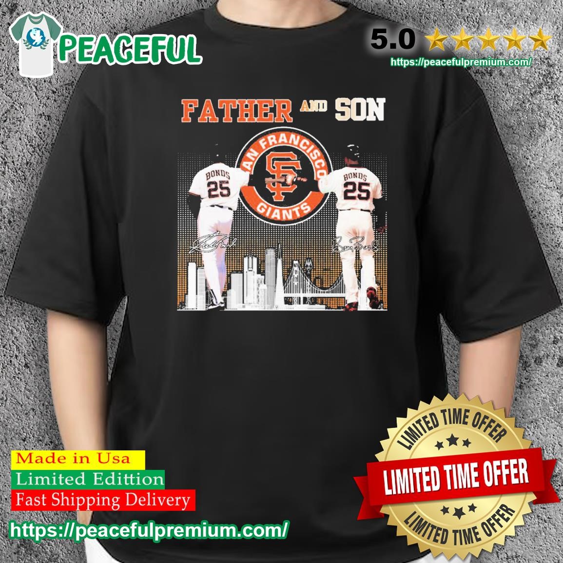 Father And Son San Francisco Giants Bonds Shirt, hoodie, sweater