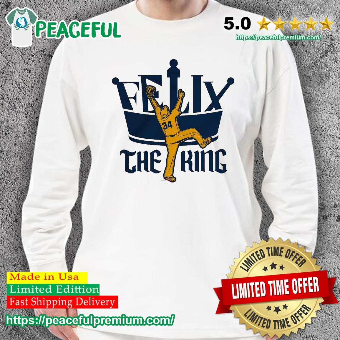 Felix Hernández Seattle Mariners Flix The King shirt, hoodie, sweater, long  sleeve and tank top