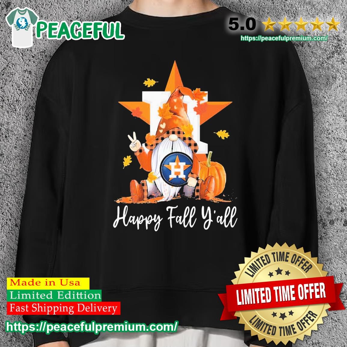 Houston Astros Happy Fall y'all Gnome logo shirt, hoodie, sweater, long  sleeve and tank top