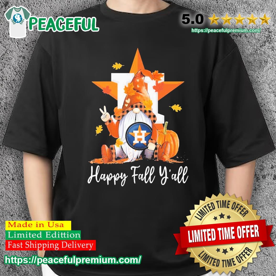 Houston Astros Happy Fall y'all Gnome logo shirt, hoodie, sweater, long  sleeve and tank top