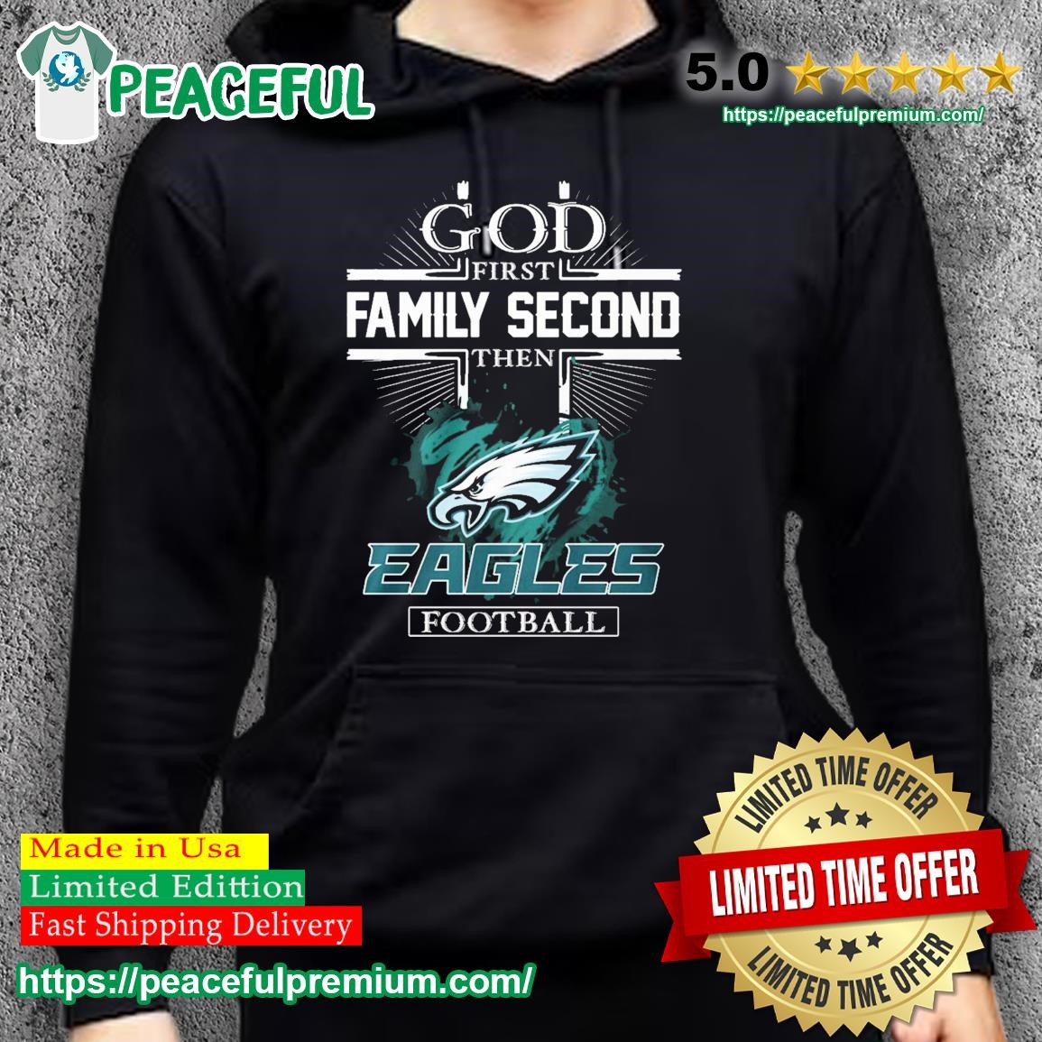 God first family second then Philadelphia Eagles football 2023