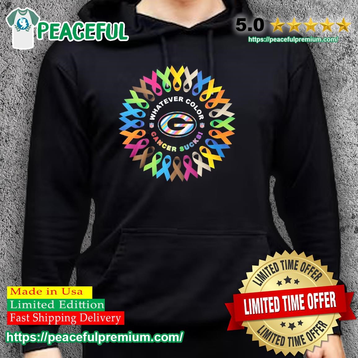 Official whatever Color Cancer Sucks NFL Green Bay Packers Shirt, hoodie,  sweater, long sleeve and tank top