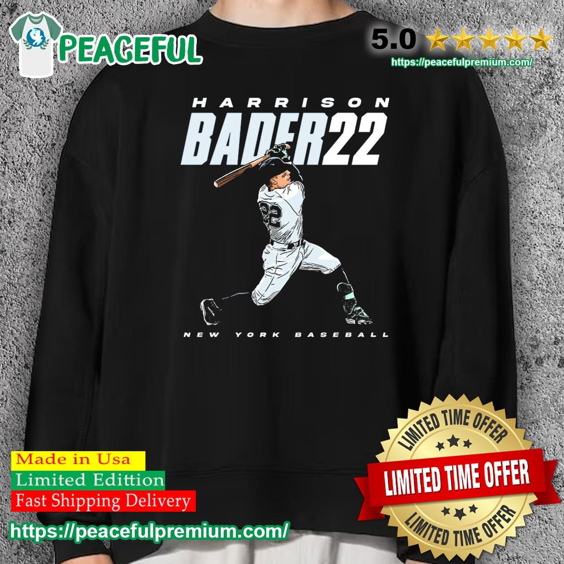 Harrison Bader 22 New York Baseball Shirt, hoodie, sweater, long sleeve and  tank top