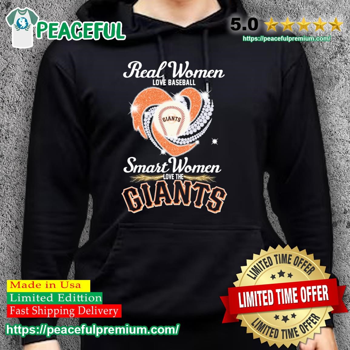 Real Women Love Baseball Smart Women Love The San Francisco Giants Tshirt,  hoodie, sweater, long sleeve and tank top