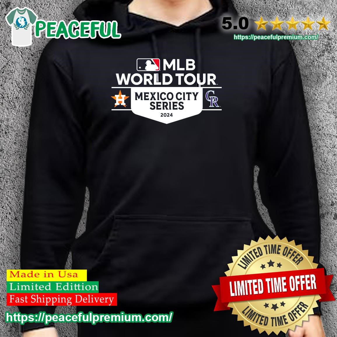 MLB World Tour Houston Astros logo T-shirt, hoodie, sweater, long sleeve  and tank top