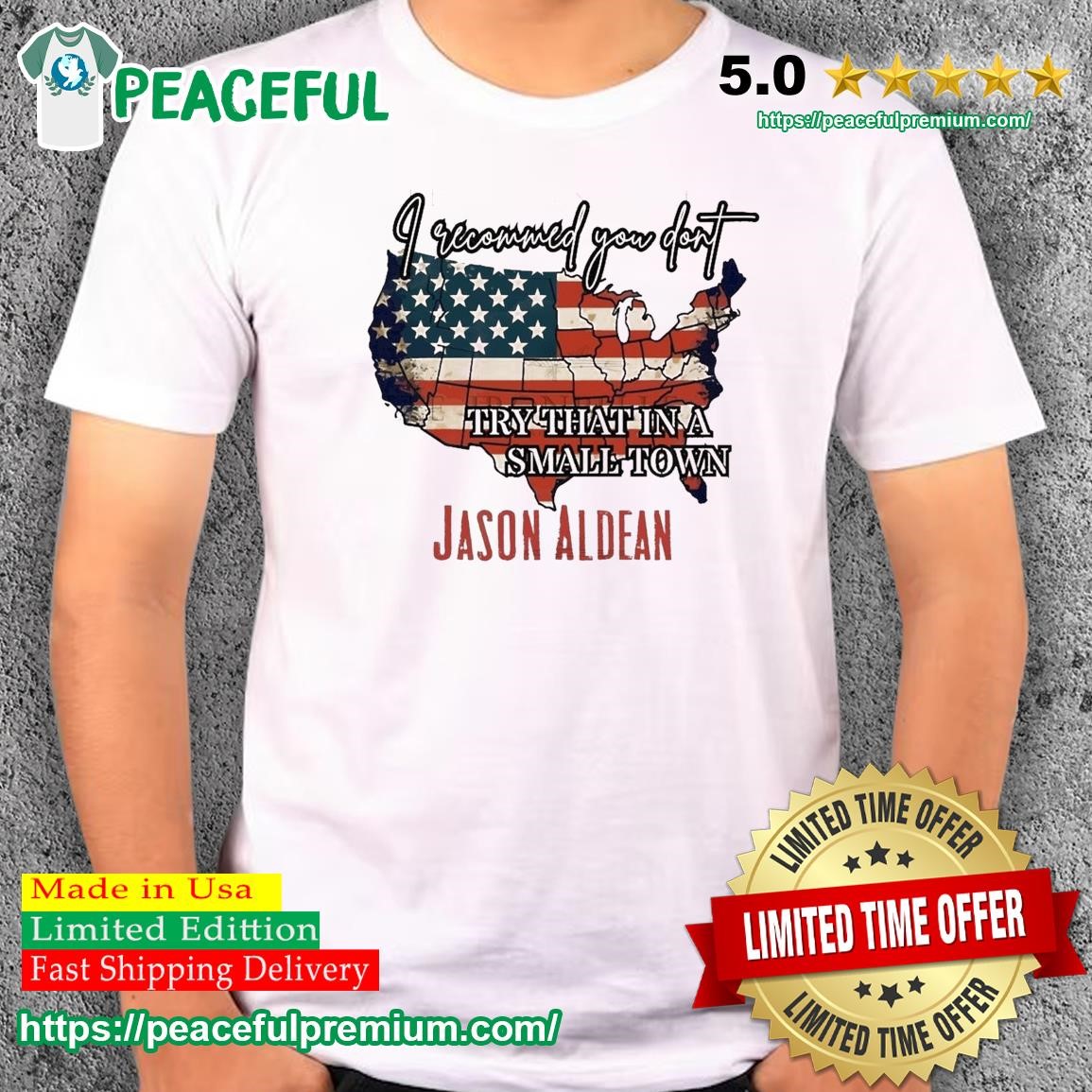 Jason Aldean US Flag Try That In A Small Town CUSTOM Baseball Jersey -   Worldwide Shipping