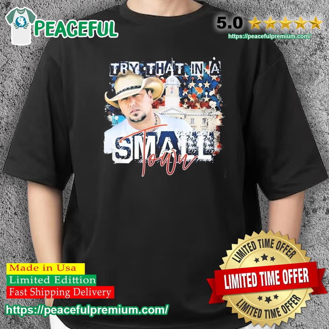 Jason Aldean Try that in a Small Town Lyrics White House shirt