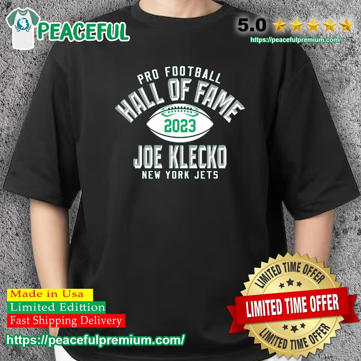 Joe Klecko New York Jets Pro Football Hall Of Fame 2023 Shirt