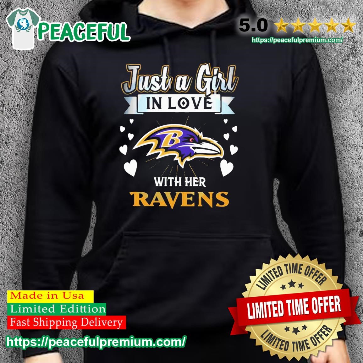 This Girl Loves HER Baltimore Ravens Hoodie 