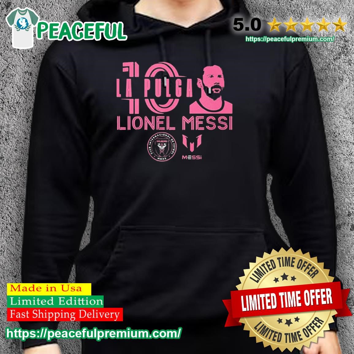 Celebrity Number - T-shirt messi 10 La Pulga