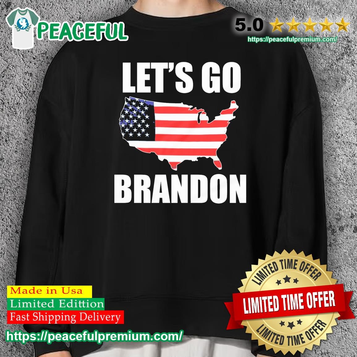 Lets Go Brandon American Flag Shirt