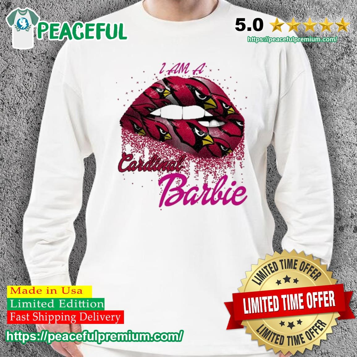 Lip San Francisco 49ers I Am A 49er Barbie Shirt, hoodie, sweater