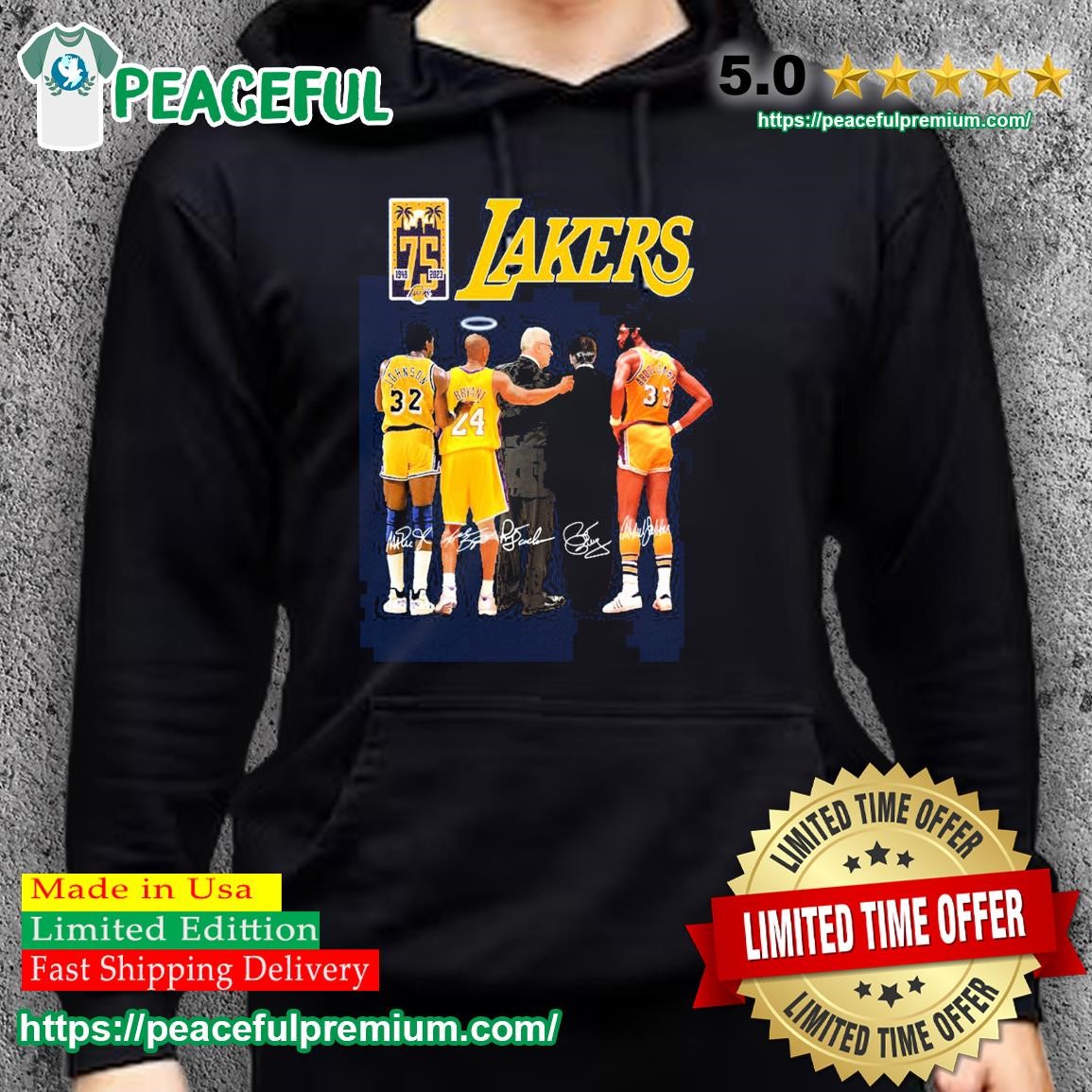 Los Angeles Lakers 75 Years Memories Shirt, hoodie, sweater, long sleeve  and tank top