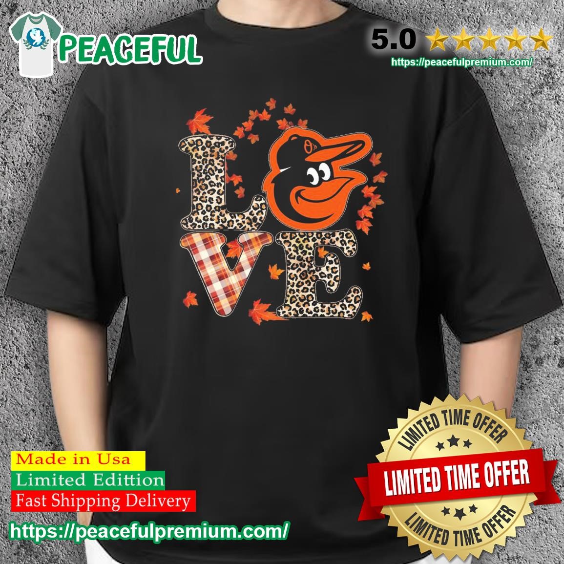 Love Fall Y'all Baltimore Orioles Leopard Shirt, hoodie, sweater, long  sleeve and tank top