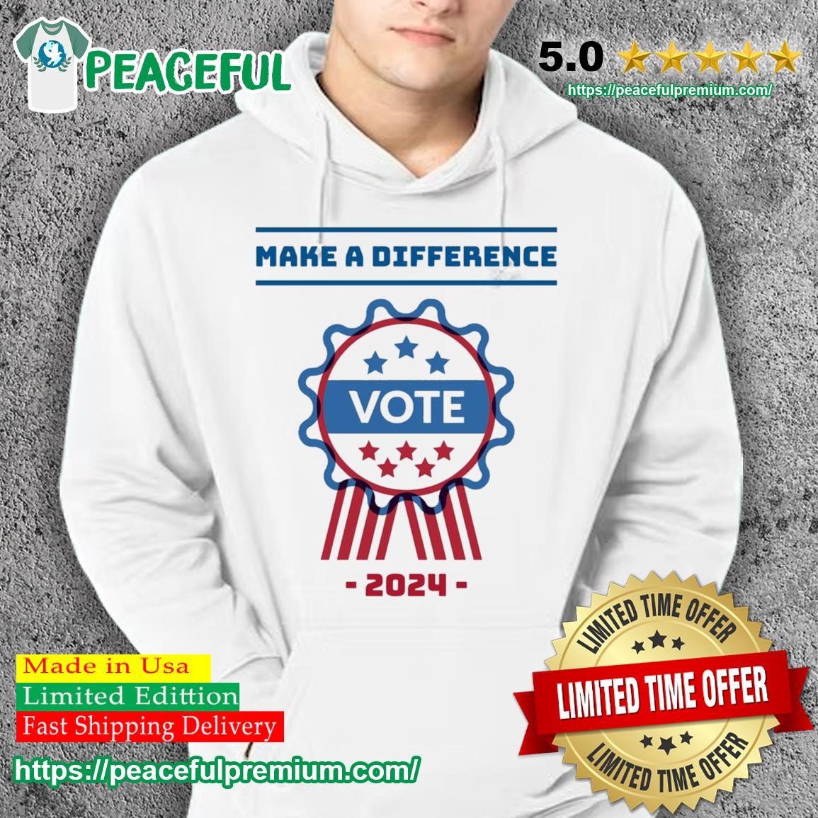 Make a difference, Vote in 2024 hoodie.jpg