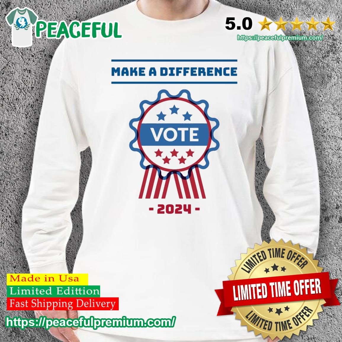 Make a difference, Vote in 2024 TShirt