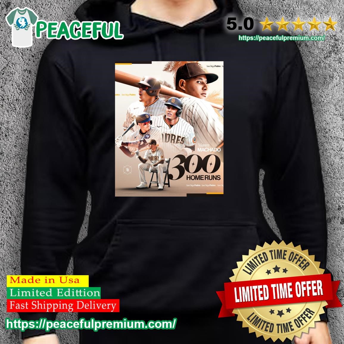 Manny Machado San Diego Padres Caricature 2023 Shirt Longsleeve Shirt Hoodie