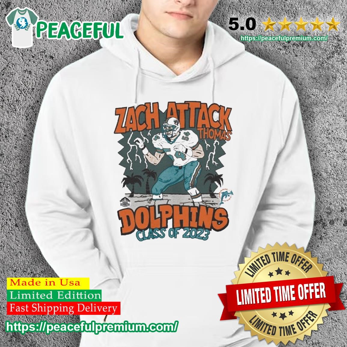 Miami Dolphins Zach Thomas Shirt in 2023