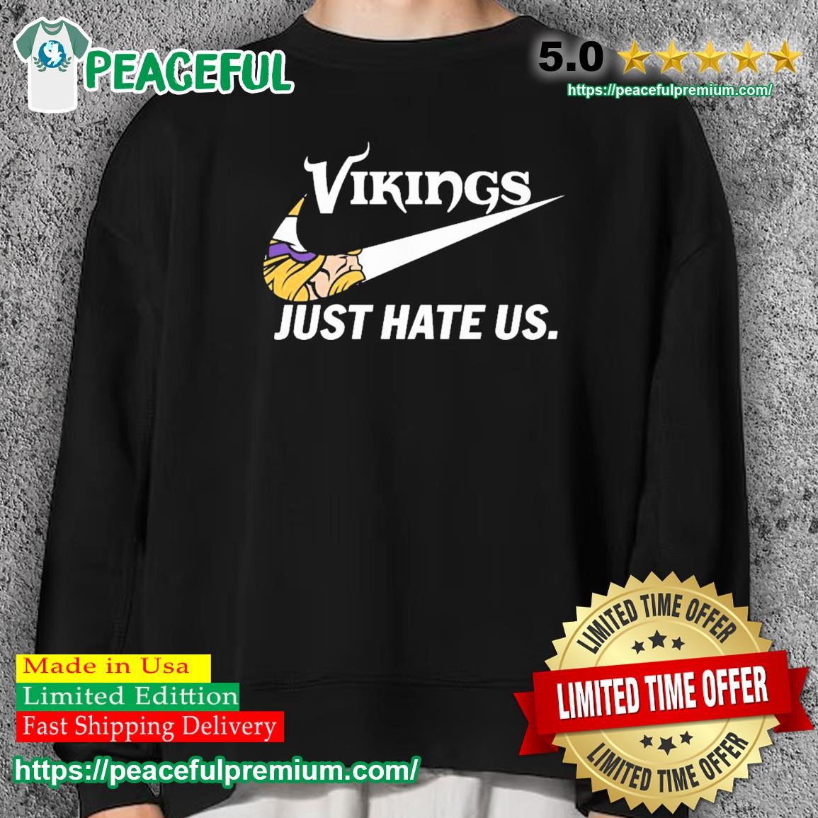 Minnesota Vikings Just Hate Us Nike Shirt, hoodie, sweater, long sleeve and  tank top