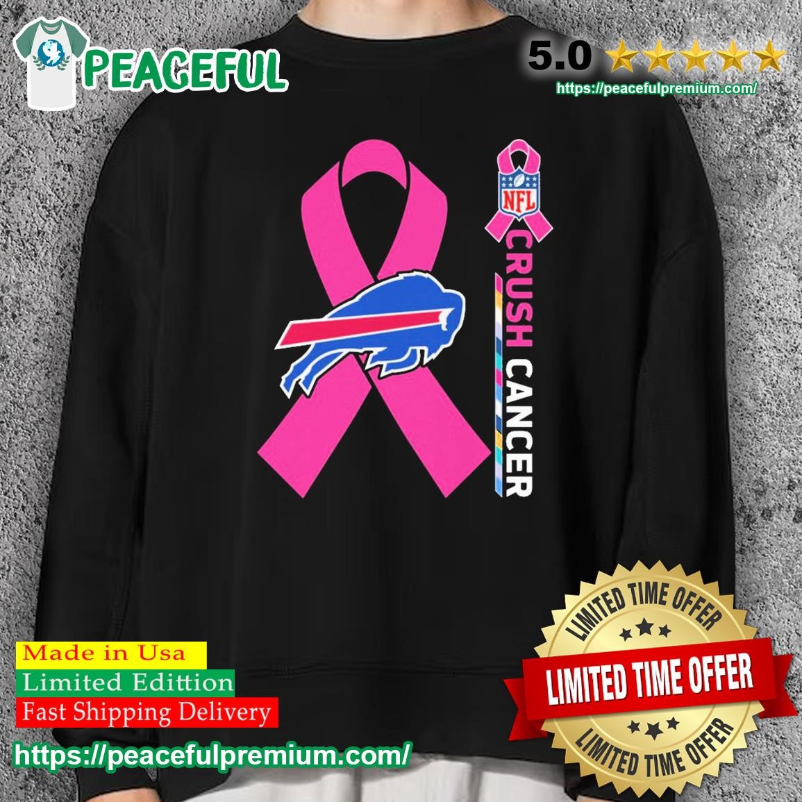 NFL Crush Cancer Buffalo Bills Shirt, hoodie, sweater, long sleeve