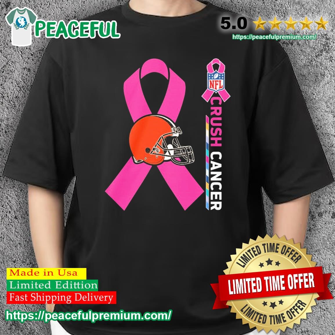 Crush Cancer Cincinnati Bengals NFL Shirt Cancer Support Women Men Shirt -  Best Seller Shirts Design In Usa