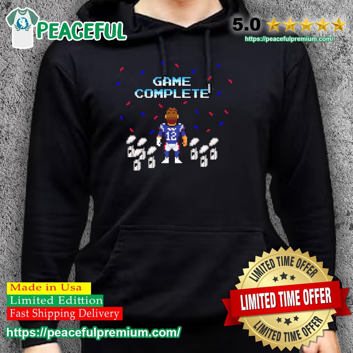 New England Patriots Tom Brady Game Complete Pixel Shirt, hoodie, sweater,  long sleeve and tank top