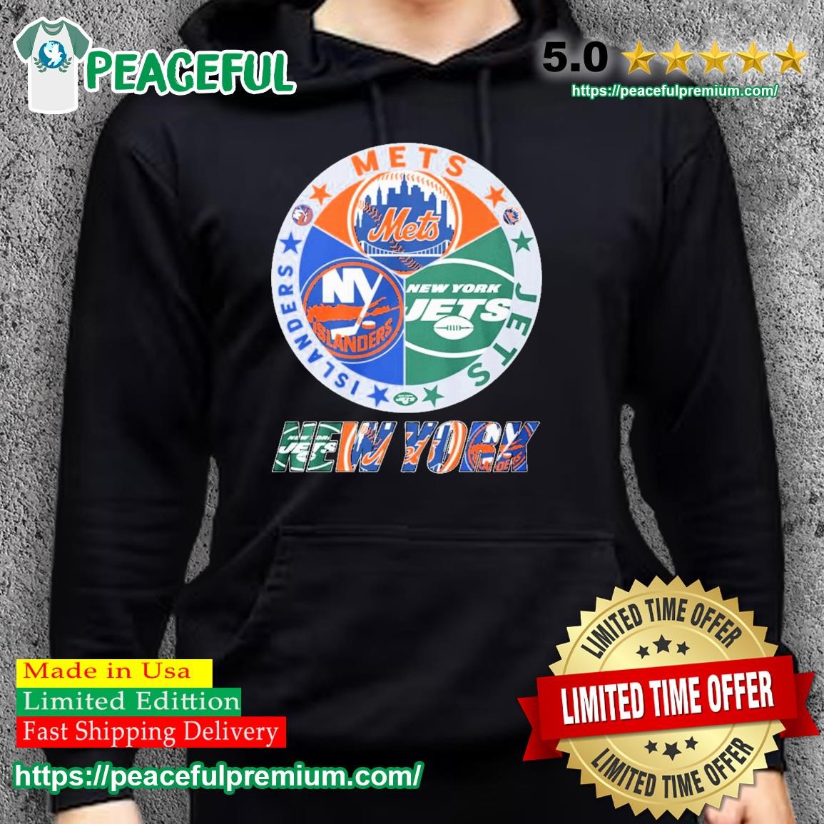 Top new York Islanders New York Mets and New York Jets shirt