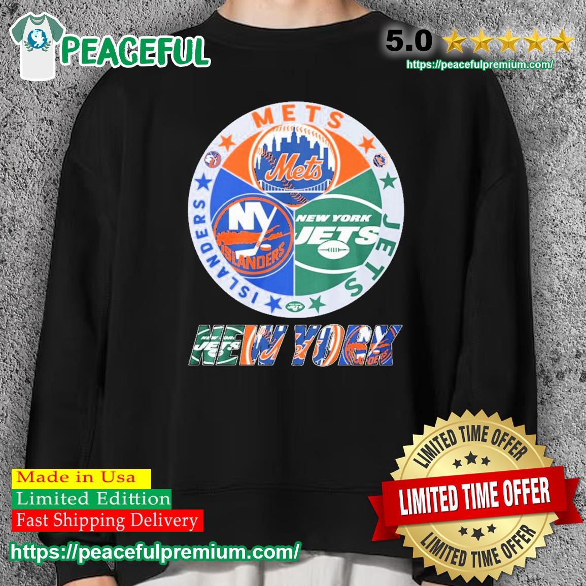 Official New York Mets Jets Islanders 2023 T-shirt,Sweater, Hoodie, And  Long Sleeved, Ladies, Tank Top