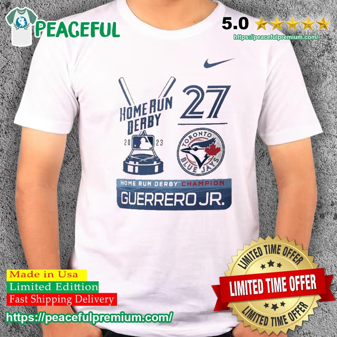 Vladimir Guerrero Jr. Toronto Blue Jays Nike 2023 Home Run Derby Champion T- Shirt, hoodie, sweater, long sleeve and tank top