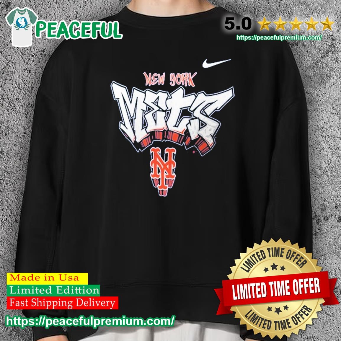 New York Mets Nike Graffiti Hometown T-Shirt, hoodie, sweater