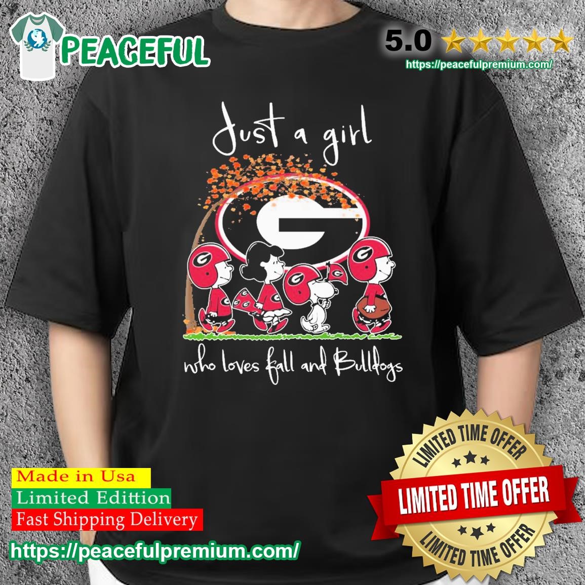 The Peanuts Just A Girl Who Loves Fall Oakland Athletics Shirt