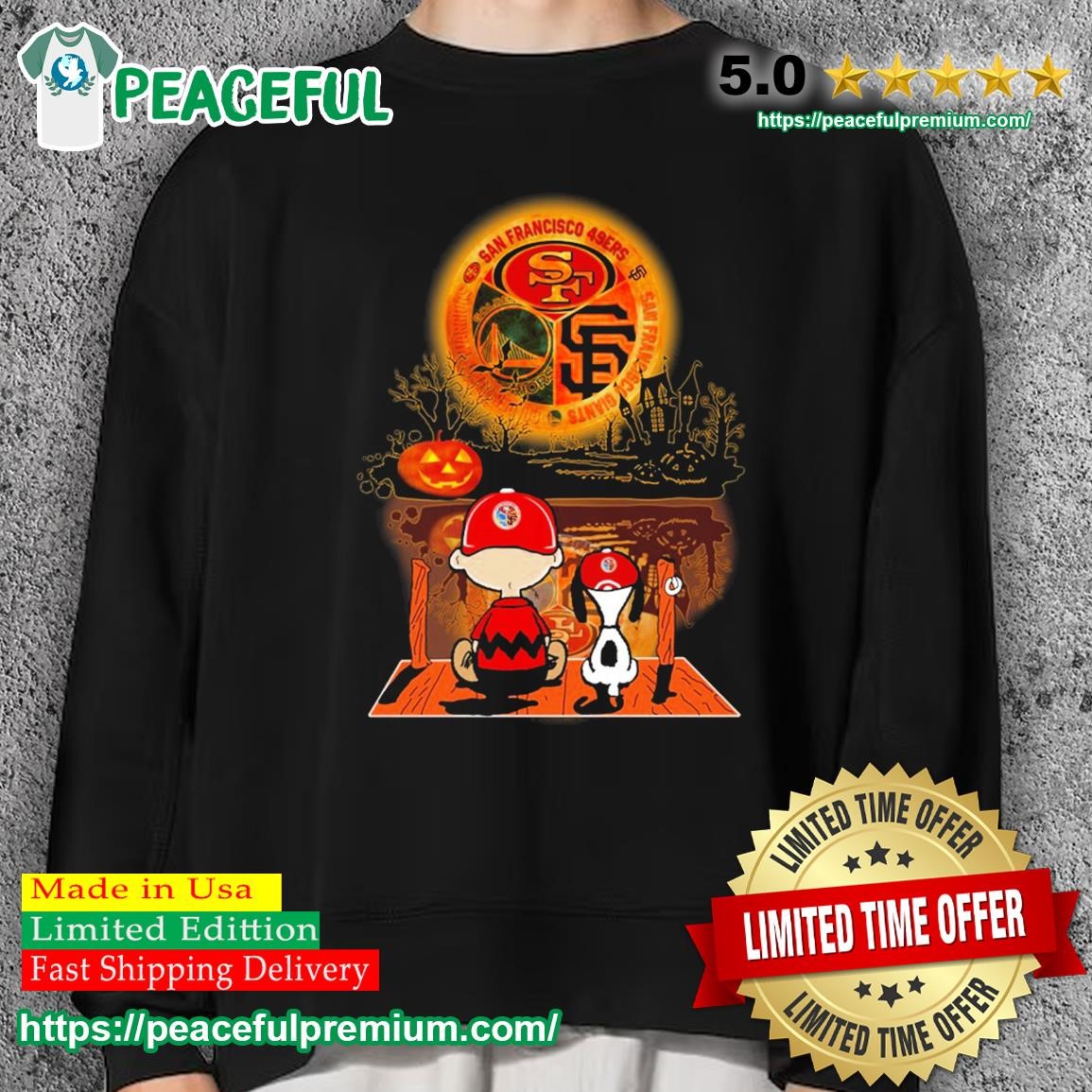 Snoopy The Peanuts San Francisco 49ers Shirt - High-Quality Printed Brand