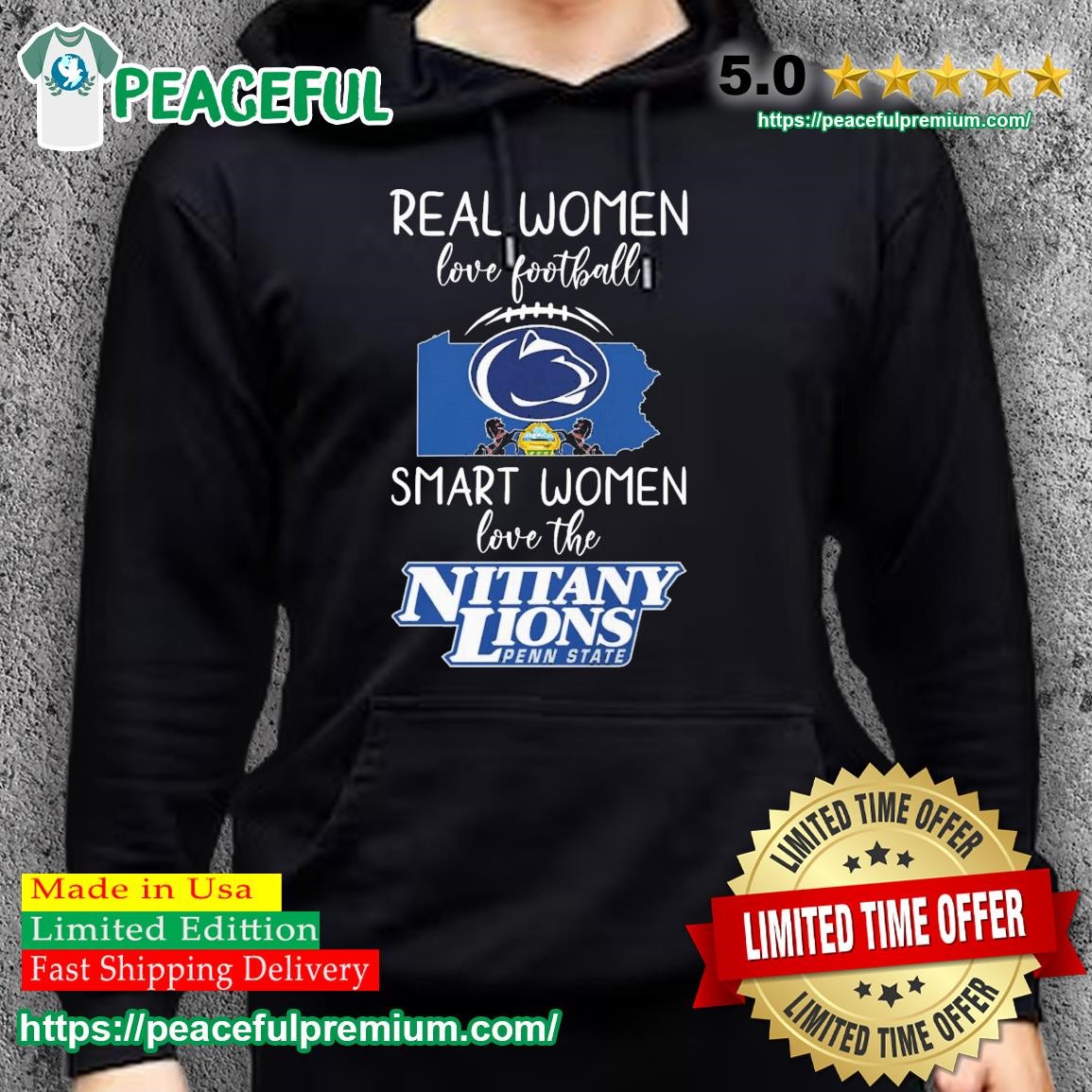 Real women love Football smart women love the nittany lions penn state shirt,  hoodie, sweater, long sleeve and tank top