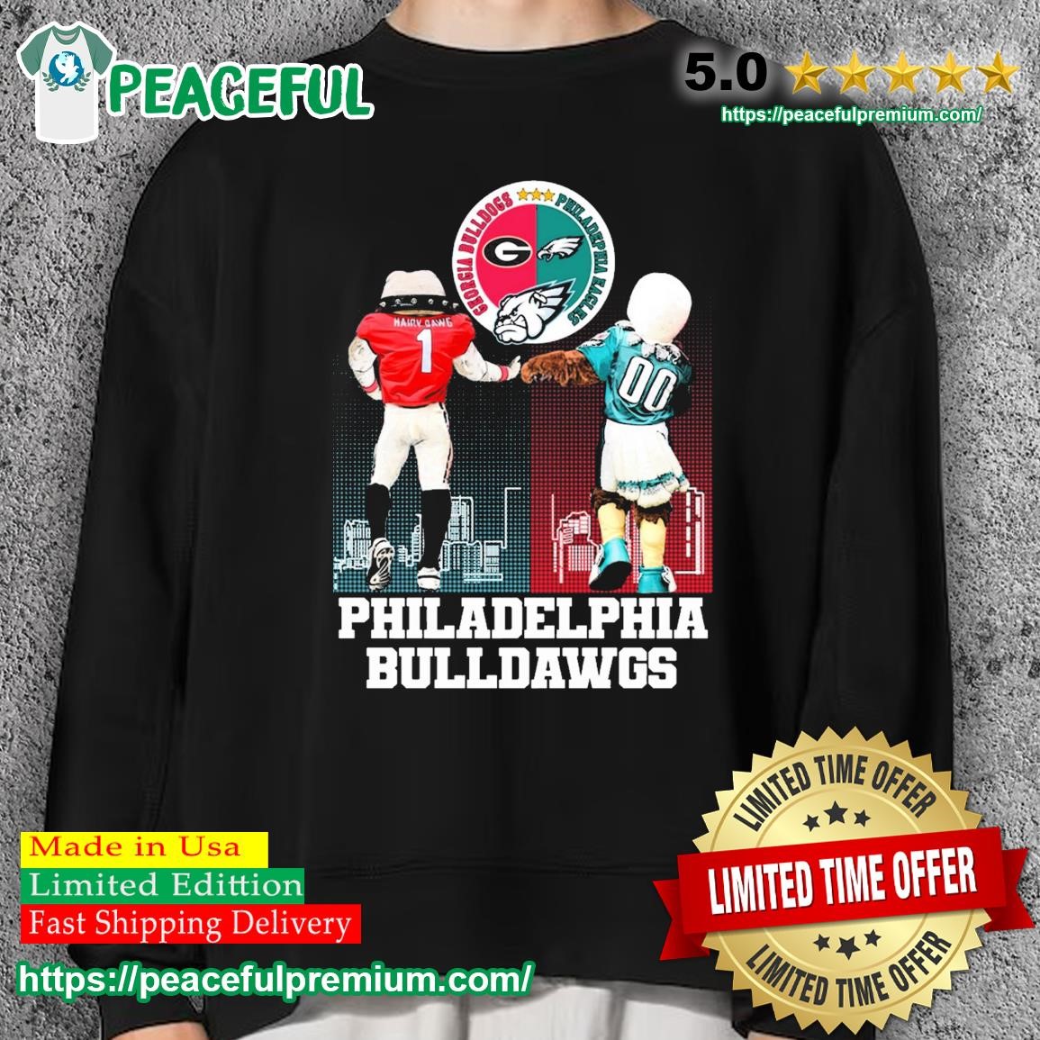 Philadelphia Eagle Dawgs Georgia Bulldogs And Philadelphia Eagles shirt,  hoodie, sweater, long sleeve and tank top