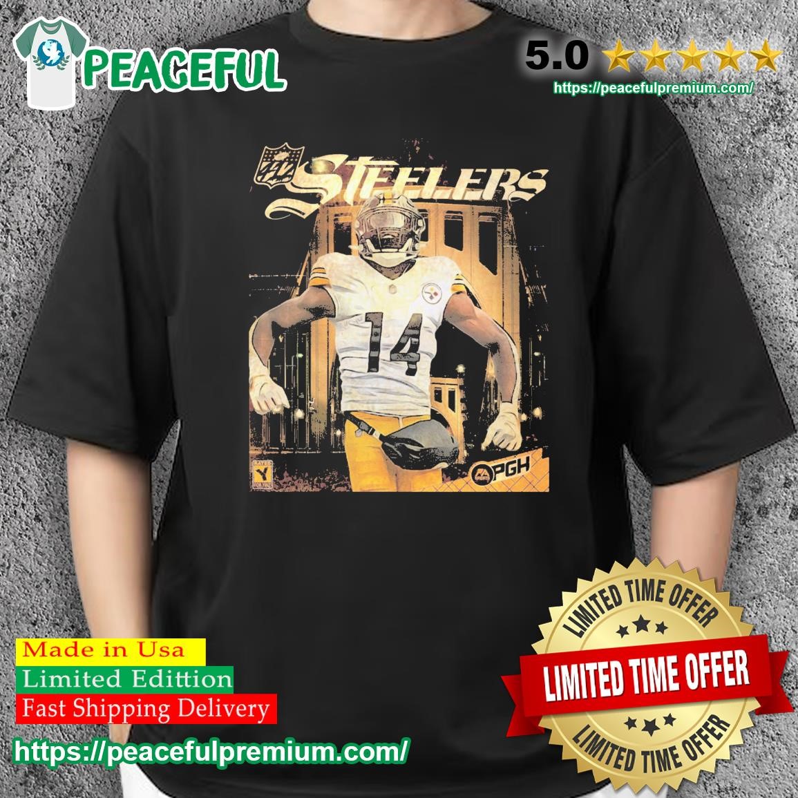 George Pickens Pittsburgh Steelers football shirt, hoodie, sweater, long  sleeve and tank top