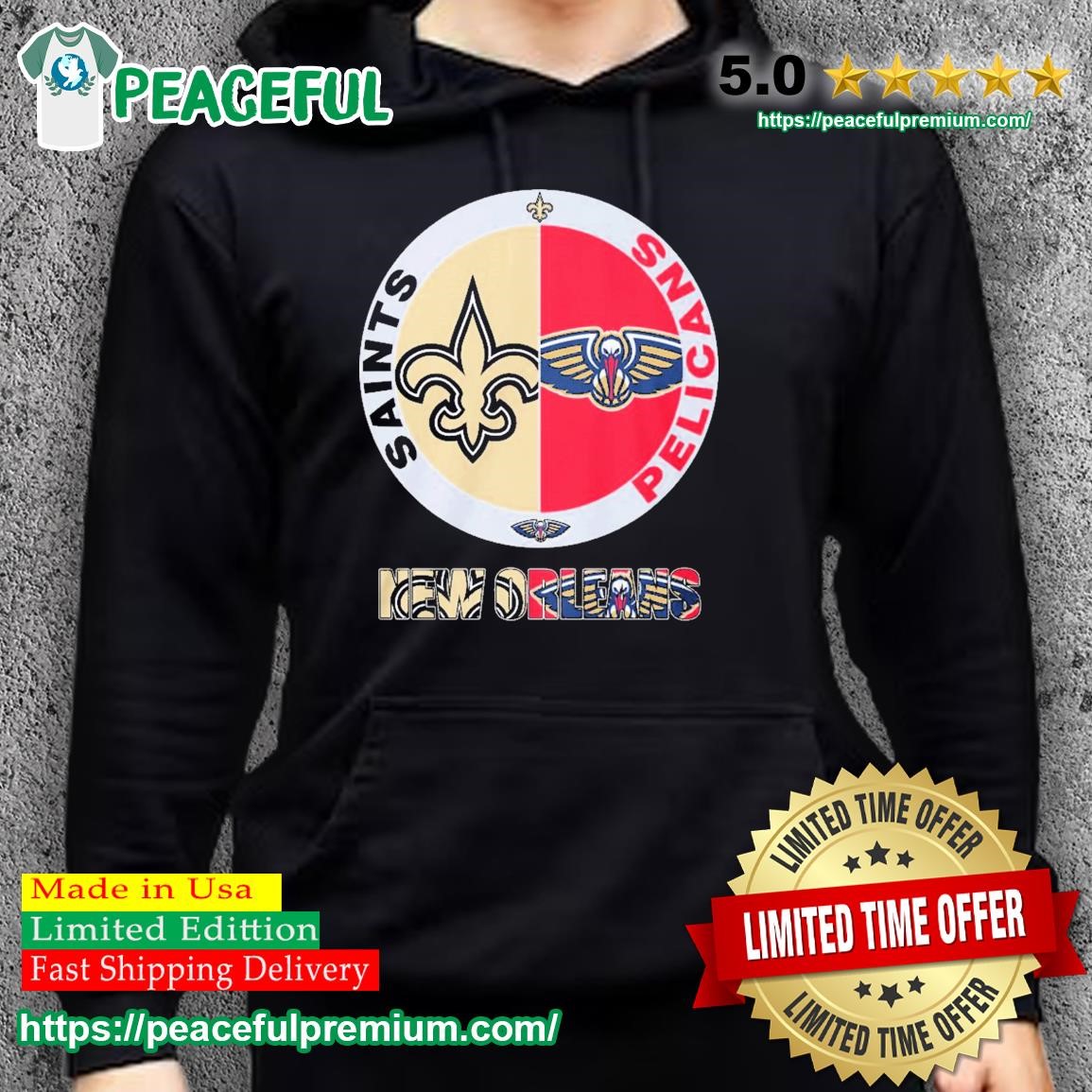 New Orleans Saints And Pelicans Logo Shirt, Hoodie