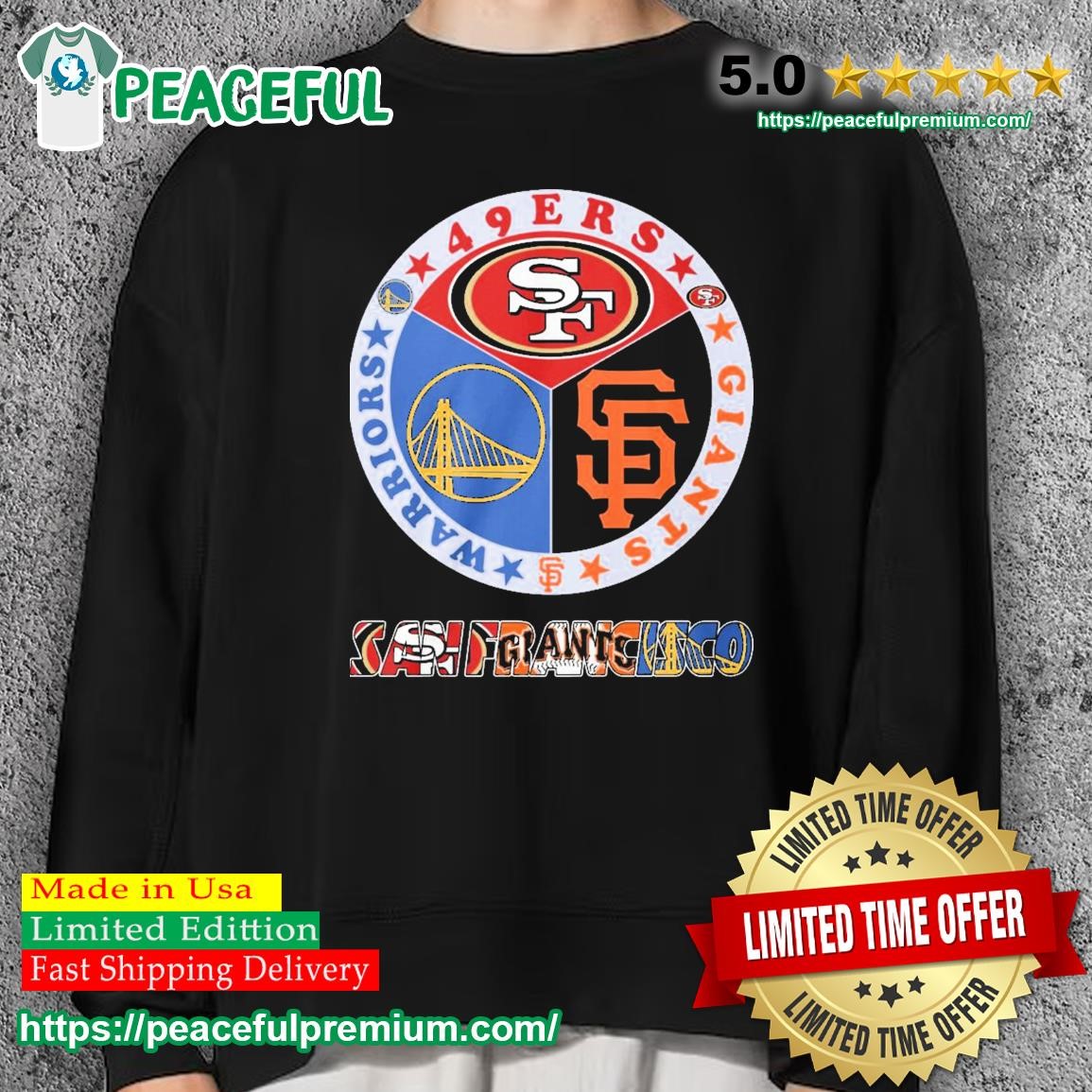 San Francisco Giants 49Ers Warriors logo shirt, hoodie, sweater, long  sleeve and tank top