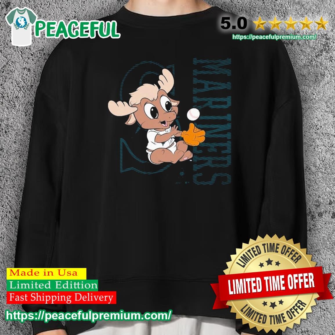 Seattle Mariners Mascot Mariner Moose Shirt, hoodie, sweater, long sleeve  and tank top