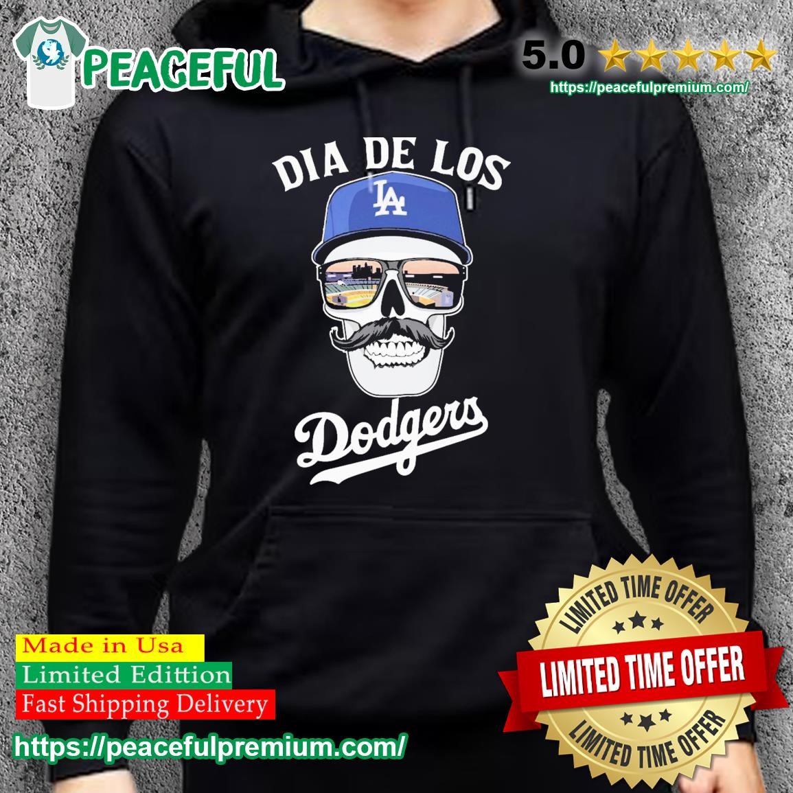 Clown Dia De Los Dodgers shirt, hoodie, sweater, long sleeve and
