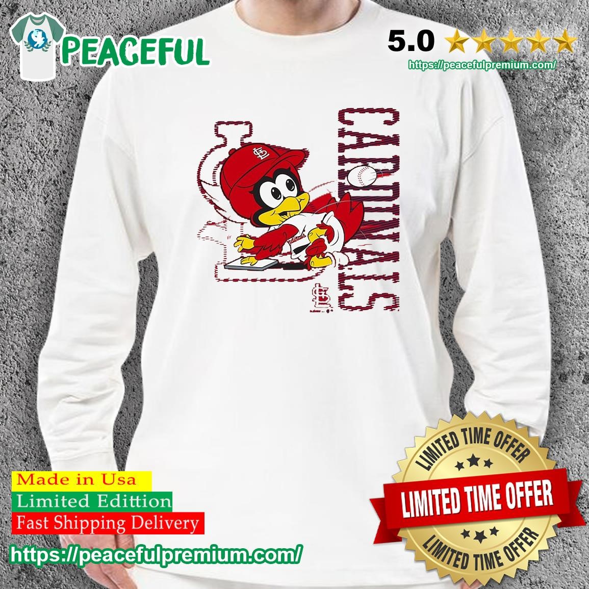 St. Louis Cardinals Mascot Fredbird Shirt, hoodie, sweater, long sleeve and  tank top