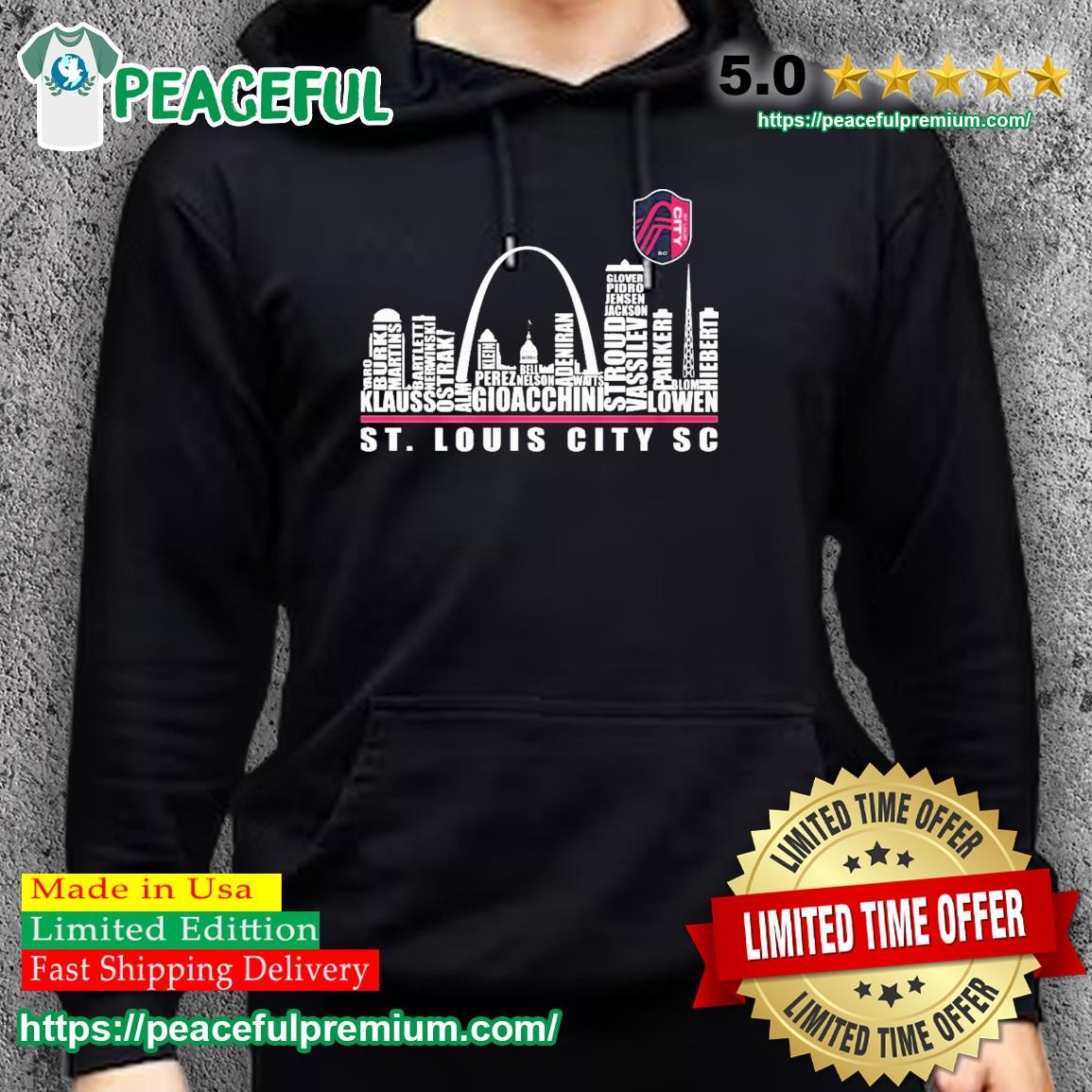 Official vintage St. Louis Skyline T Shirt, hoodie, sweater, long sleeve  and tank top