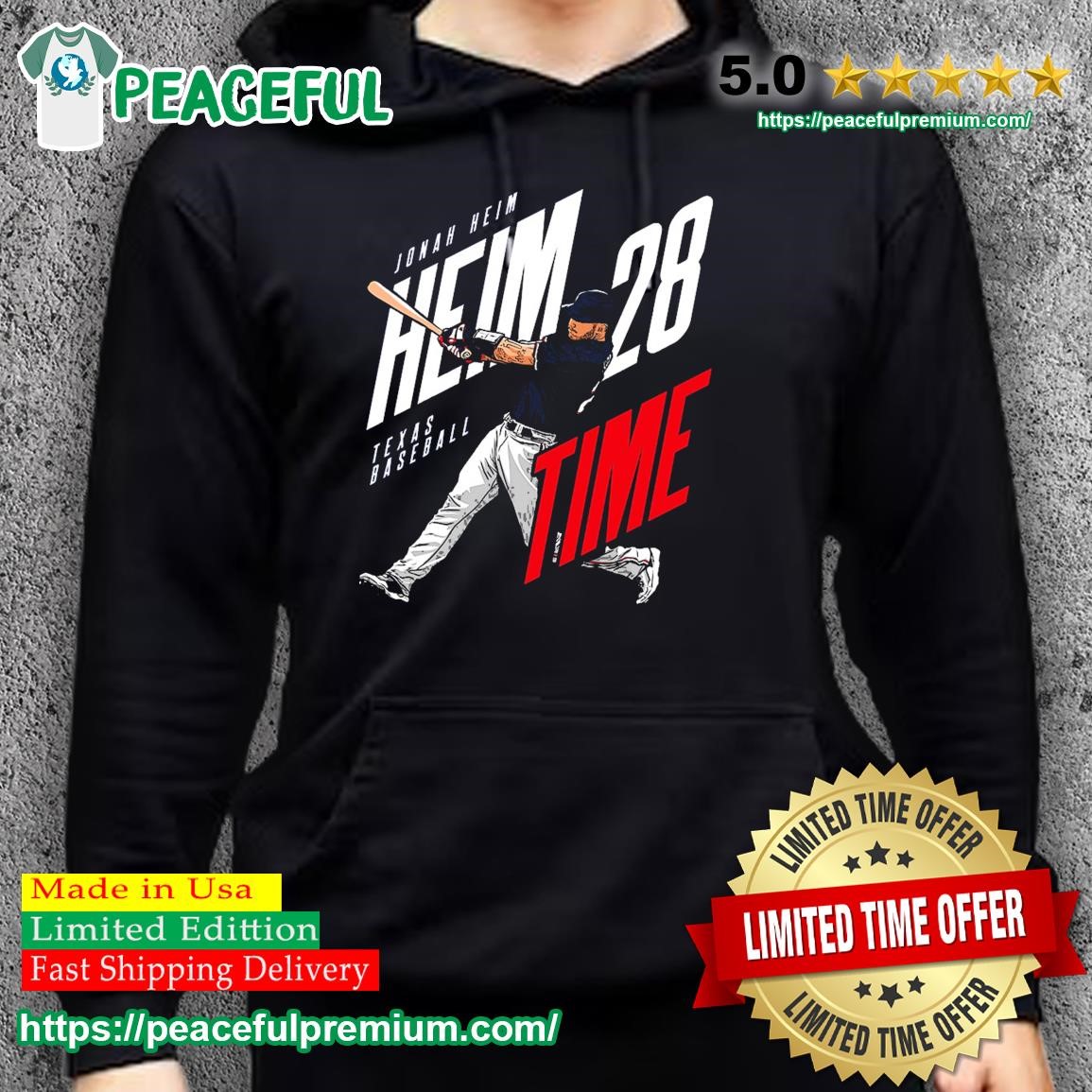 Jonah Heim Texas Baseball Heim Time 2023 shirt, hoodie, sweater, long  sleeve and tank top